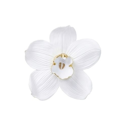 69163 Wall Decoration Orchid White 54cm