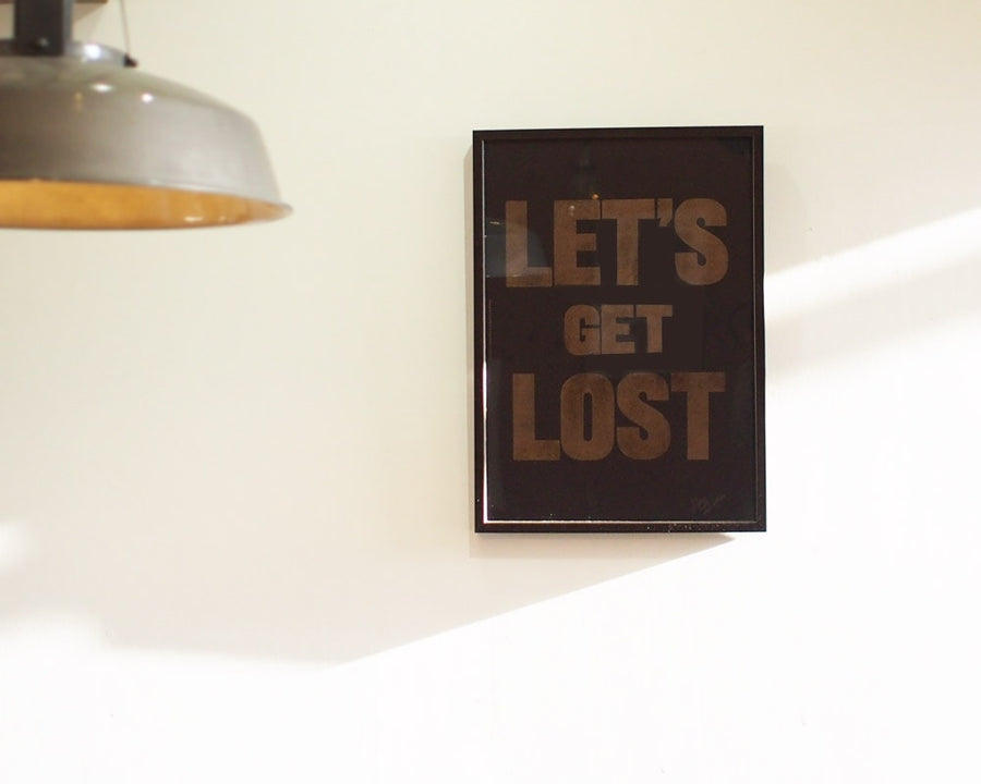 LET’S GET LOST POSTER レッツゲットロスト ポスター