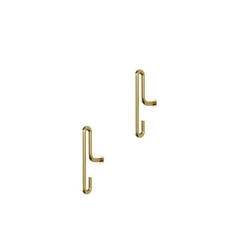 WHMGS Wall Hook S Matte Gold 2pcs