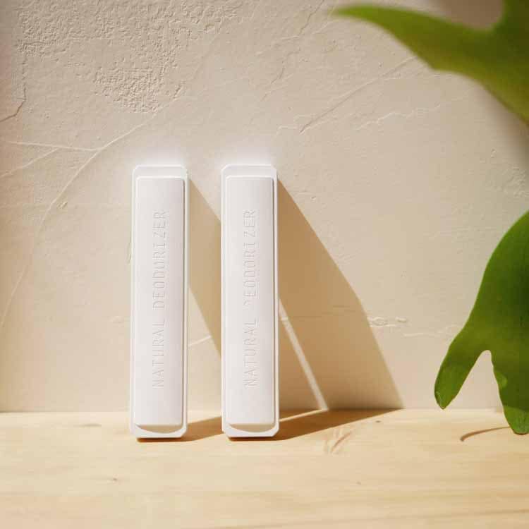 脱臭・調湿できる珪藻土スティック 2P ホワイト