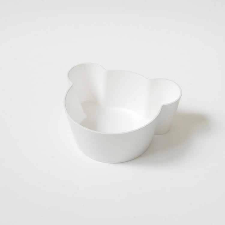 Kids Dish Bowl Bear Medium Gray