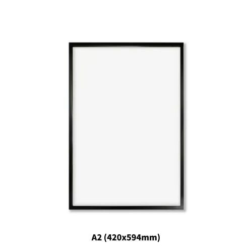 Poster frame A2 (420 x 594 mm) Black