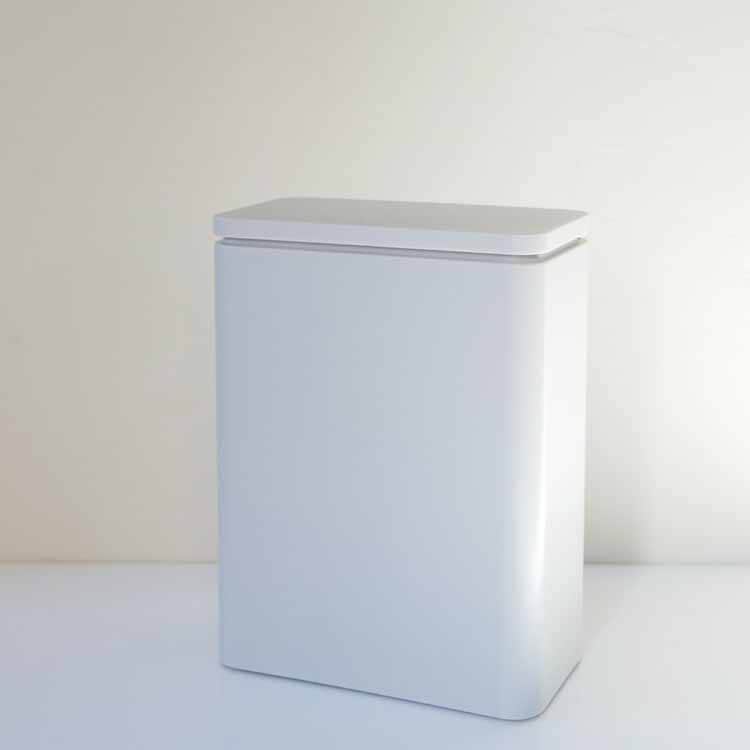 Tubelor Medium Flap Sealed Sanitary Trash Can, Gray