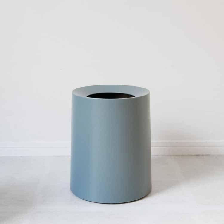 TUBELOR HOMME Round Dustbin, Blue Gray