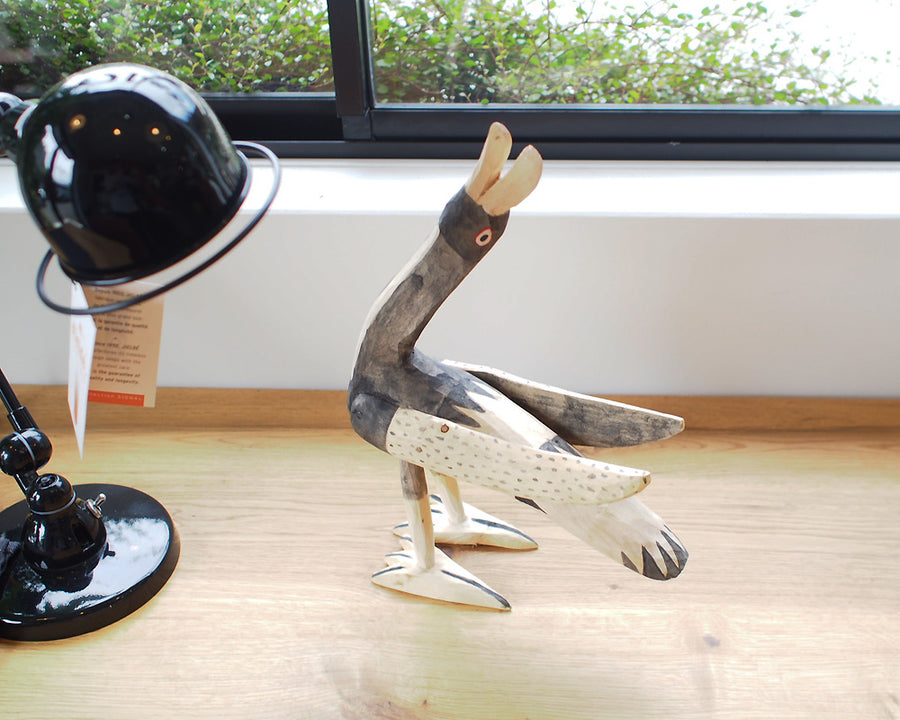 Wood Carving Bird Long ウッドカービング バードロング