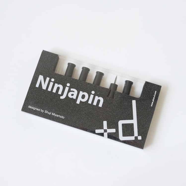 Ninja Pins 5-Piece Set, Black