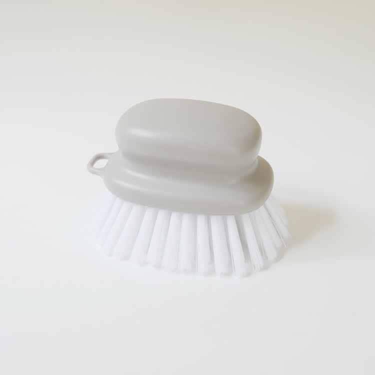 grey bath brush