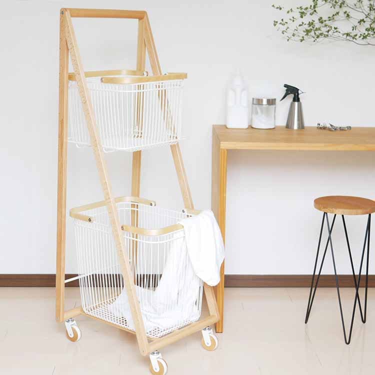 LIV CARRY BASKET WAGON L ホワイト