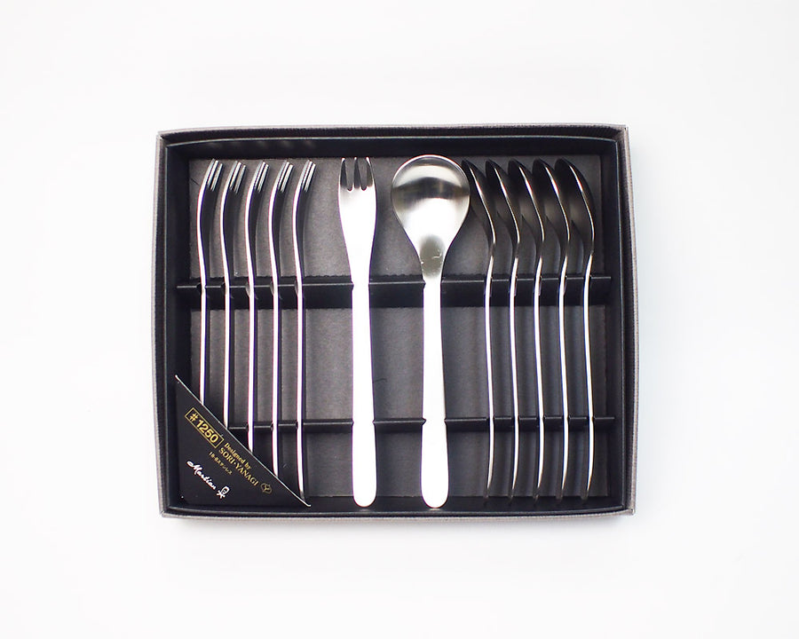 Yanagi Sori Design Teaspoon and Fork 10pcs