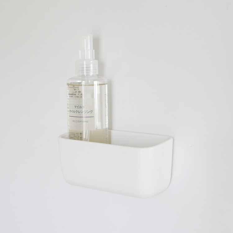 Magnetic Bathroom Trinket Box, White