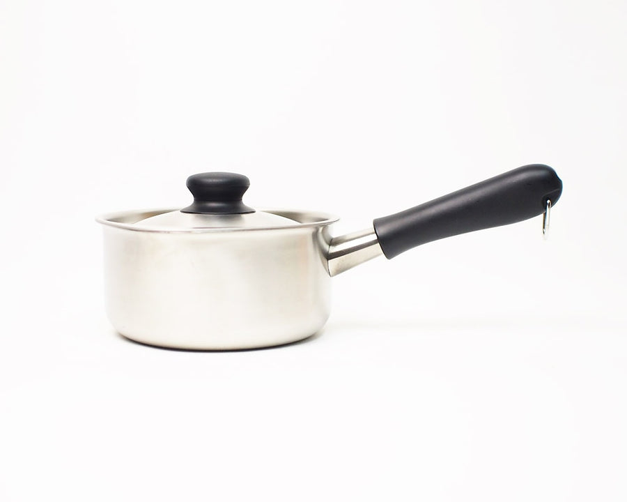 Yanagi Sori Stainless Steel Milk Pan with Lid