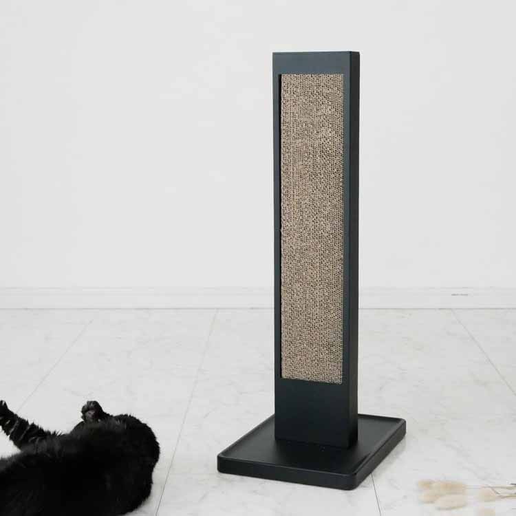tower 猫の爪とぎスタンド ブラック