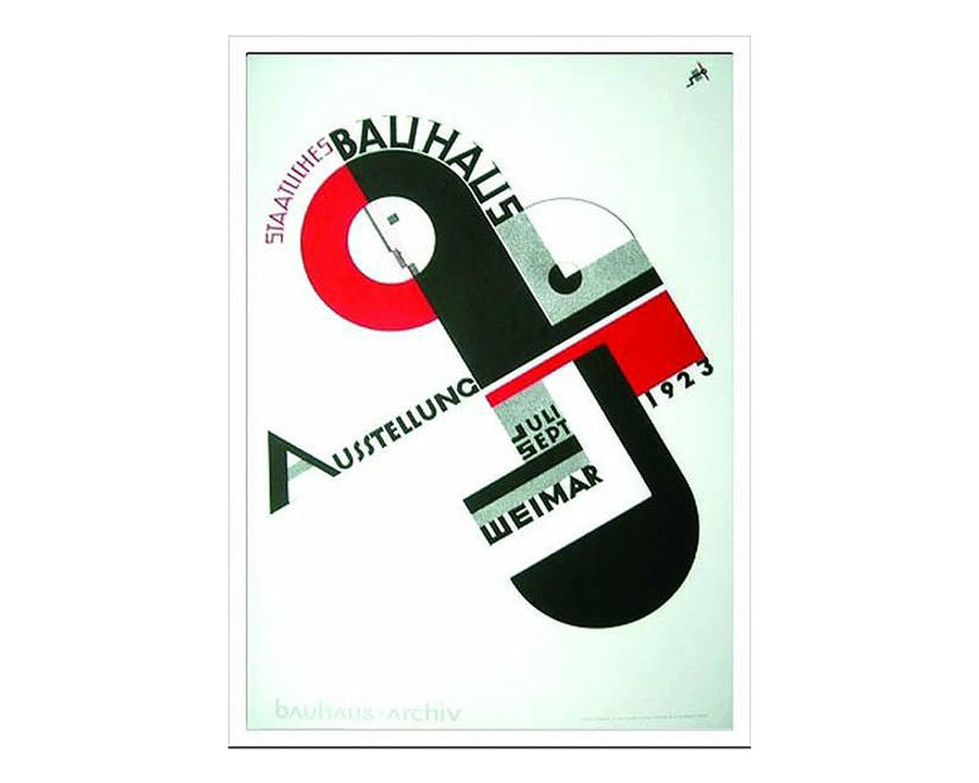 Bauhaus Welmar Ausstellung 1923 ポスター B