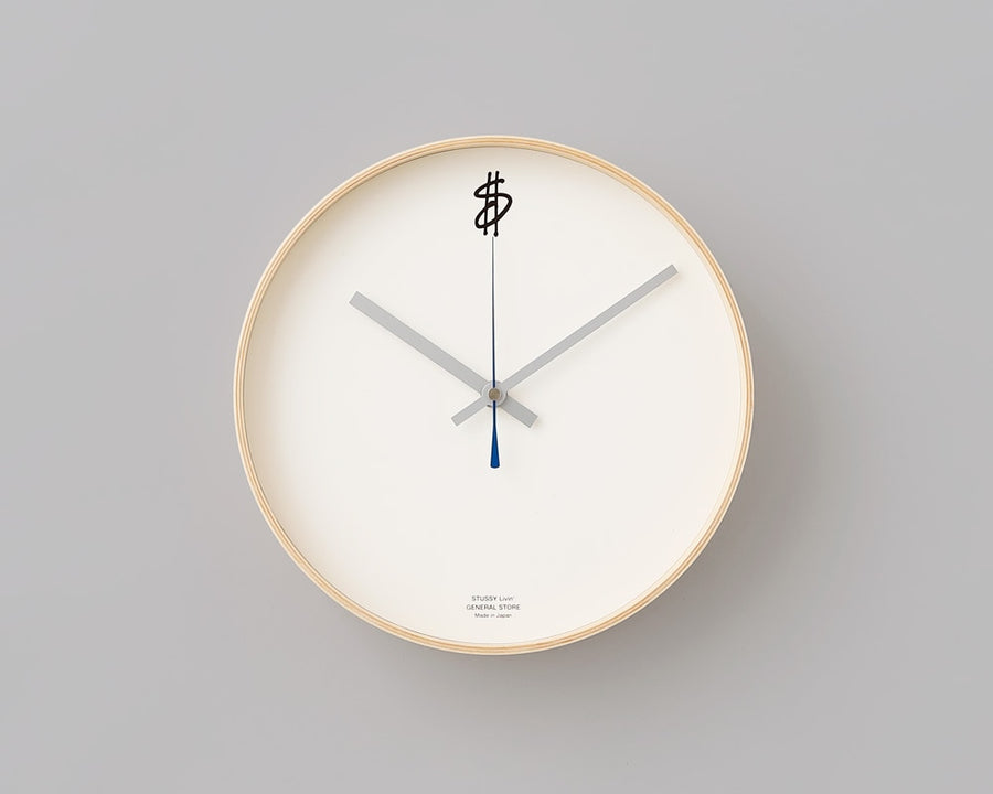 Time is money Wall Clock by SAITO WOOD