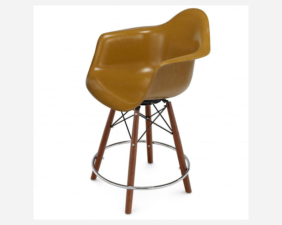 Fiberglass Arm Shell Chair MUSTARD マスタード