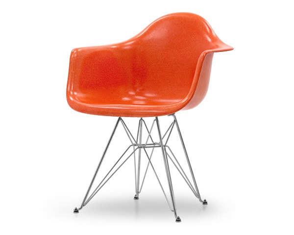 Fiberglass Arm Shell Chair ORANGE オレンジ