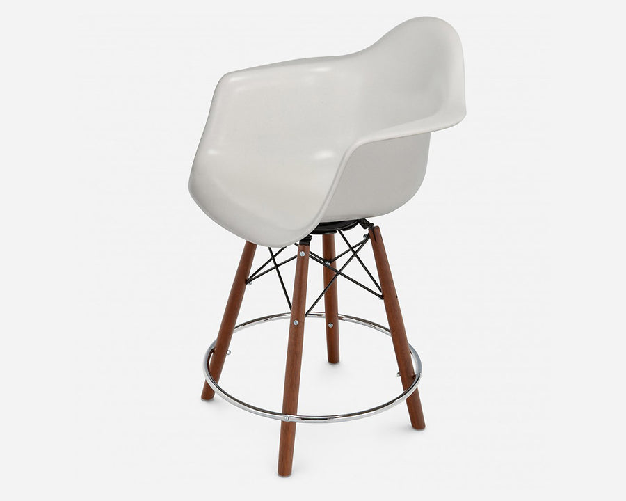Fiberglass Arm Shell Chair WHITE ホワイト