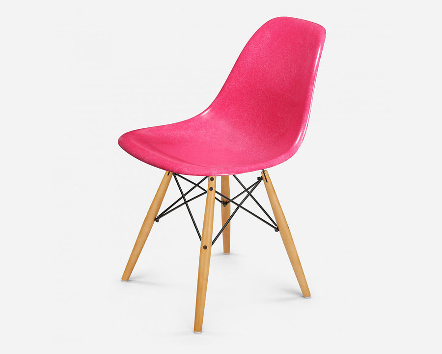 Fiberglass Side Shell Chair MAGENTA マゼンタ