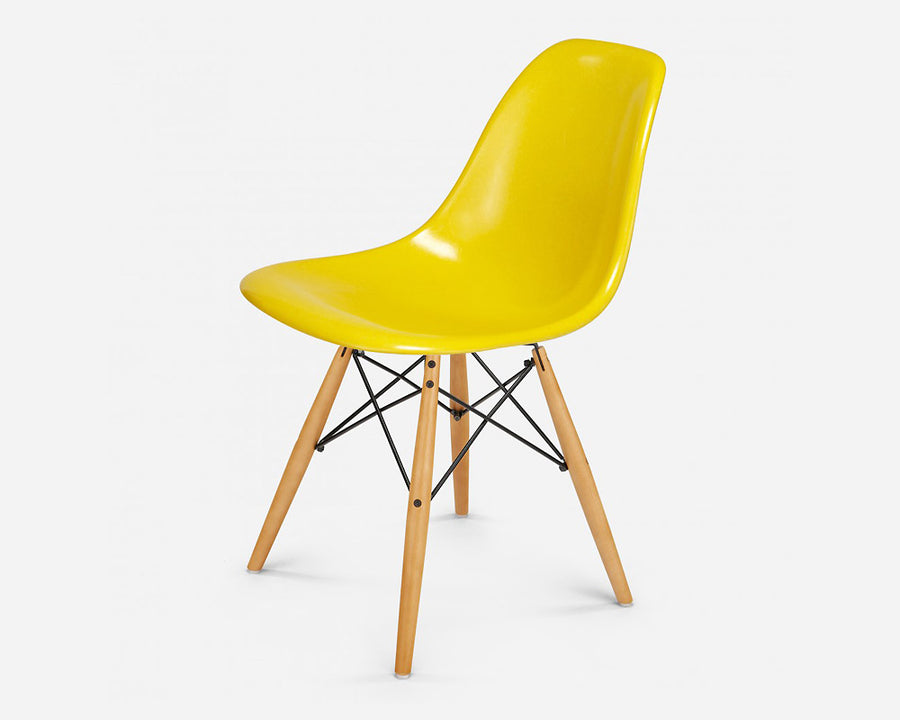 Fiberglass Side Shell Chair YELLOW イエロー