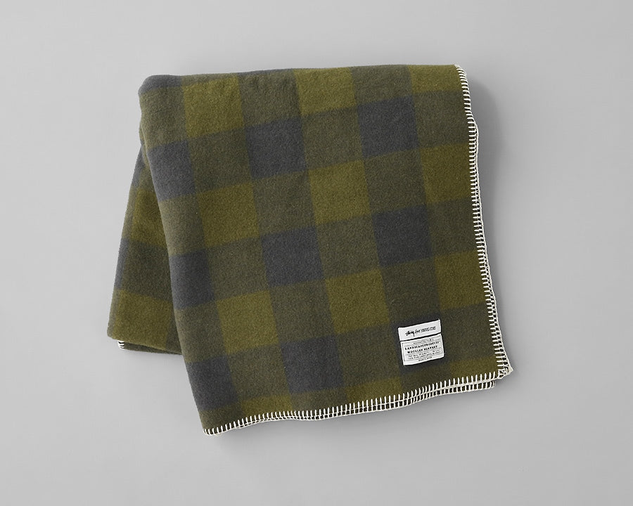 GS Wool Plaid Blanket by Landscape Products