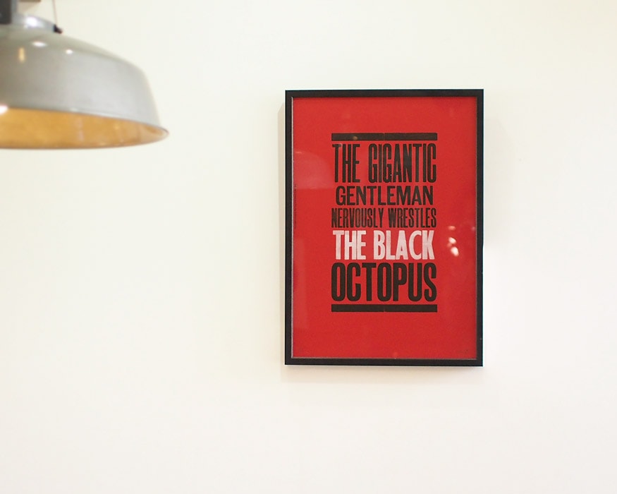 THE BLACK OCTOPUS POSTER ブラックオクトパス ポスター