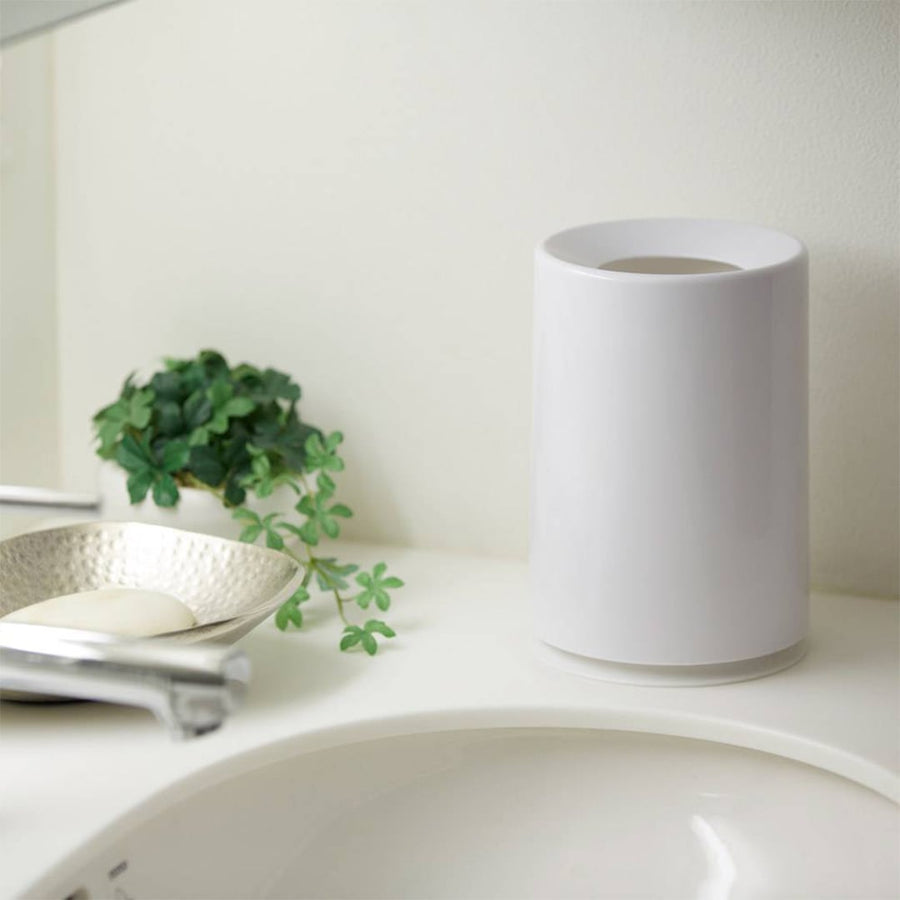 mini TUBELOR Round Dustbin, White