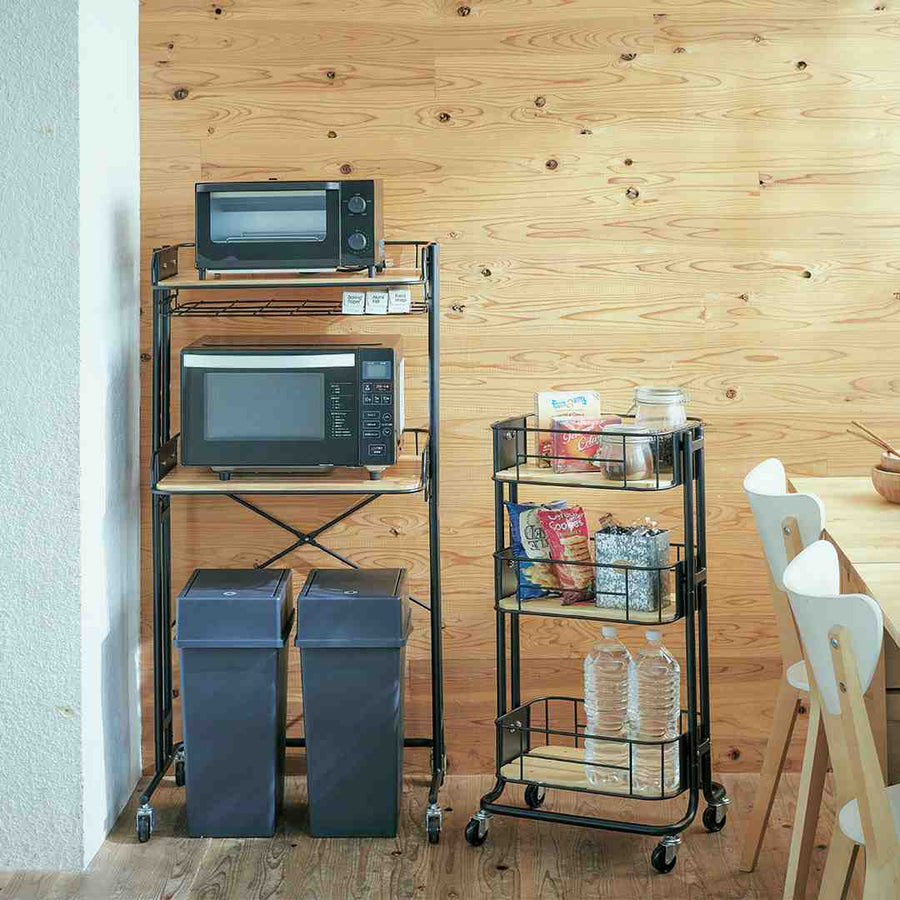 BY CAGE KITCHEN RACK Black