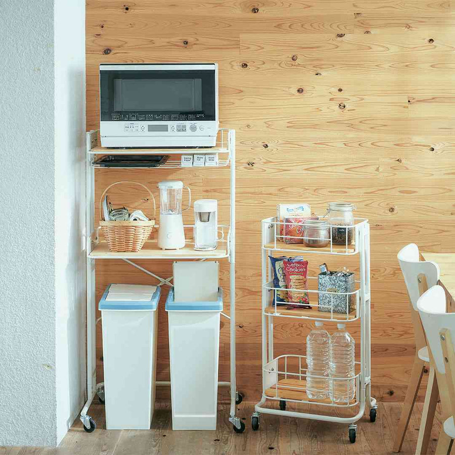 BY CAGE KITCHEN RACK White