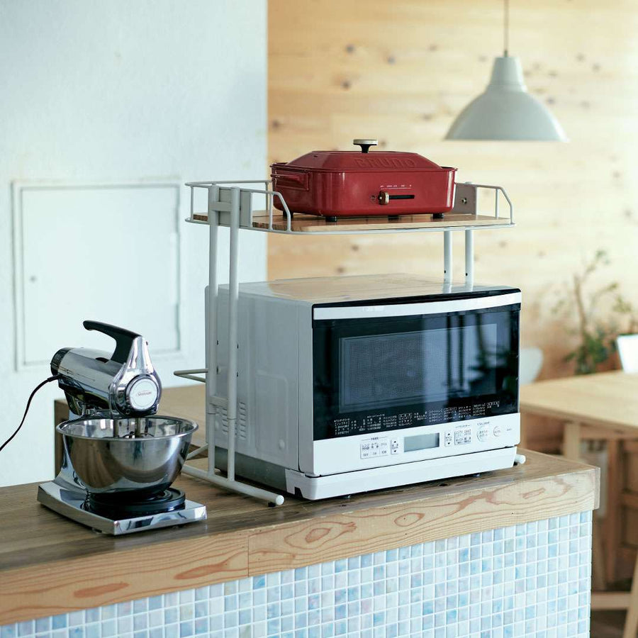 BY CAGE MICROWAVE RACK ホワイト