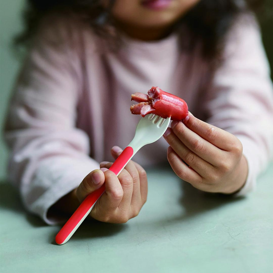 Kids Dish Cutlery Fork Gray