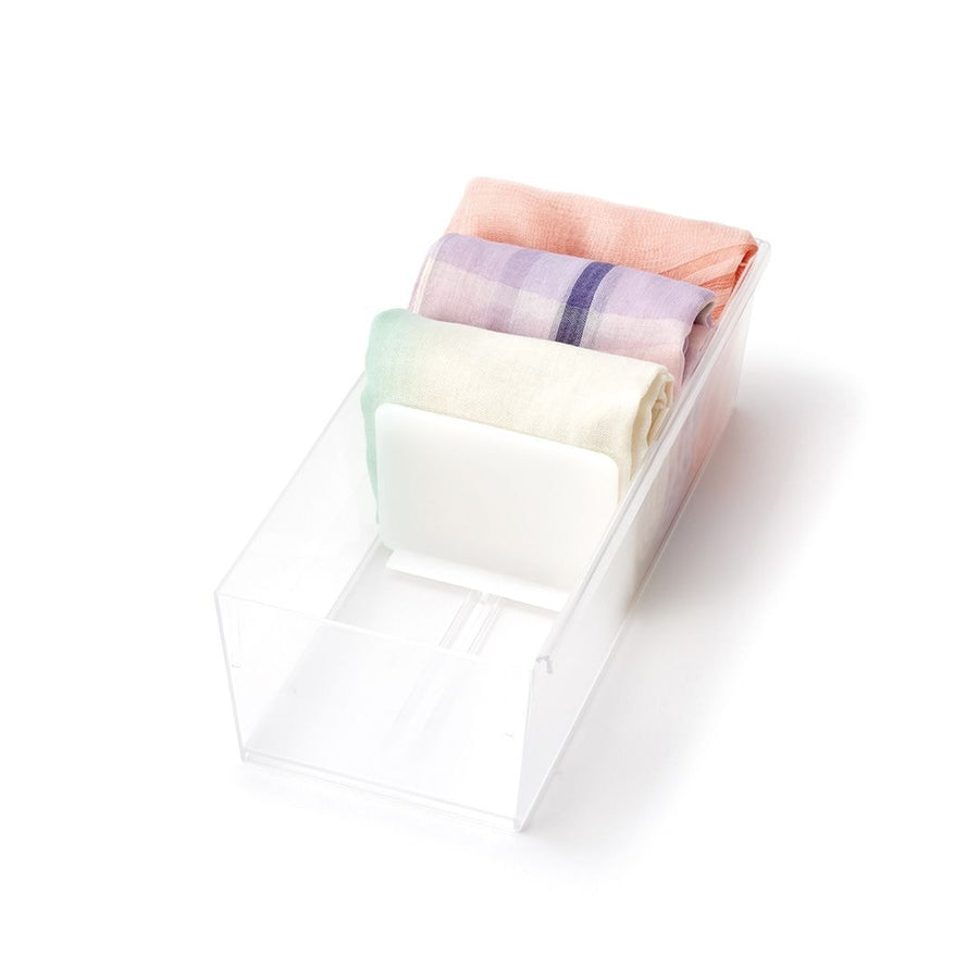 Lingerie case with one divider