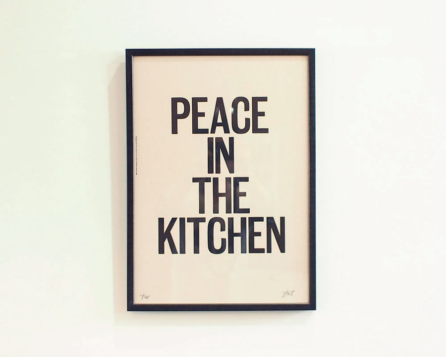 PEACE IN THE KITCHEN POSTER ピースインザキッチン ポスター