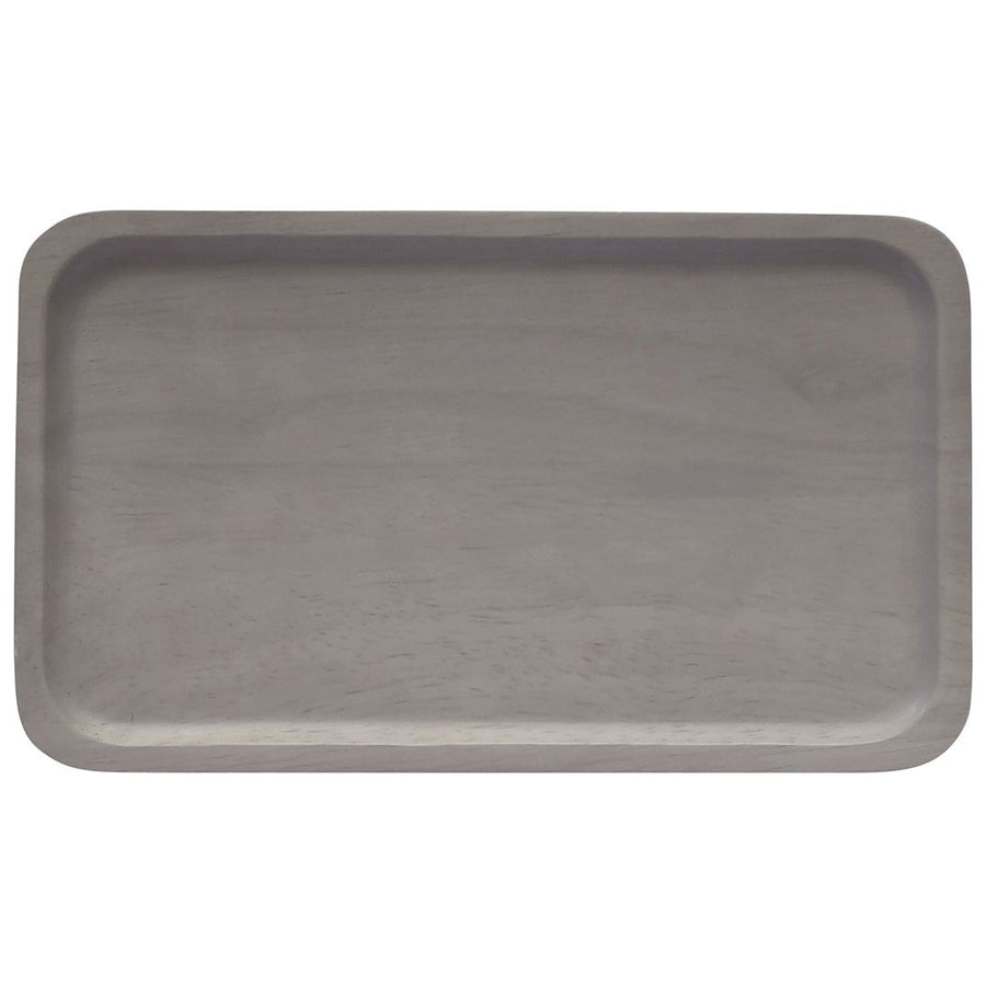 Wooden Plate S Gray