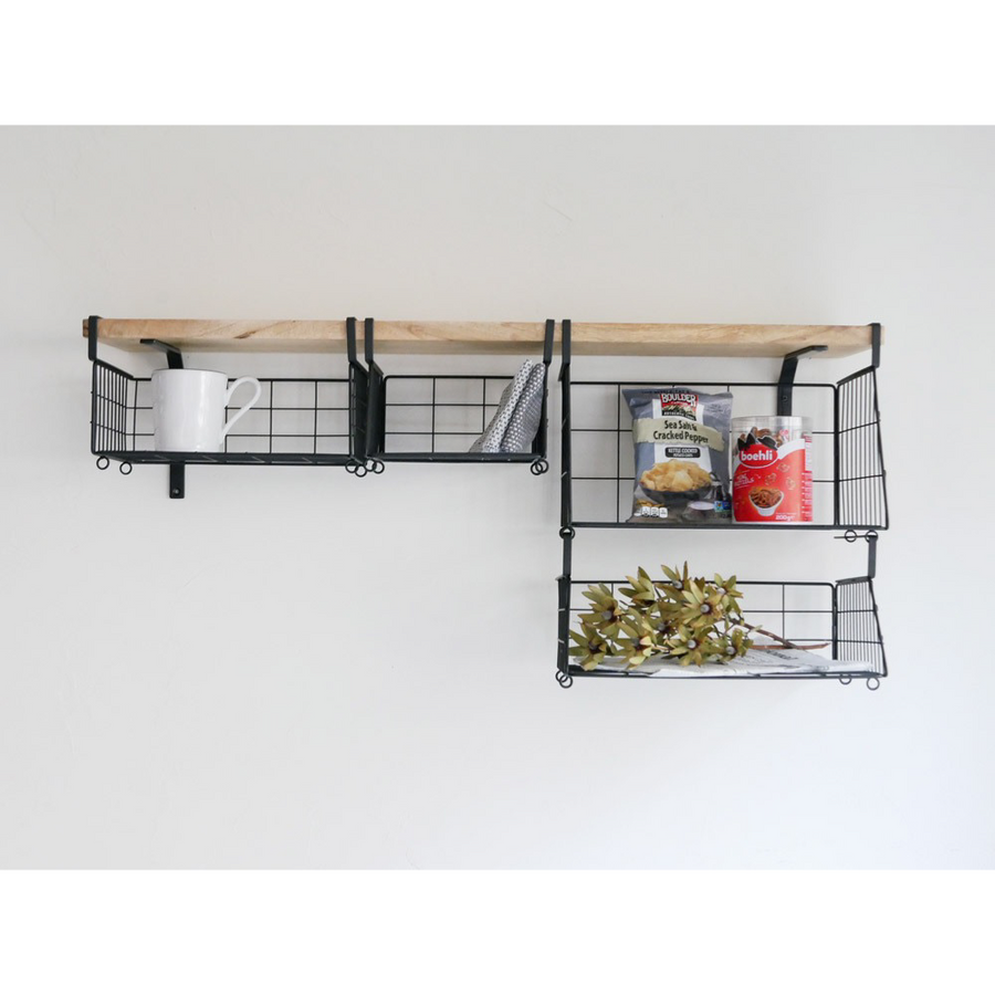 Hanging Basket Black Medium