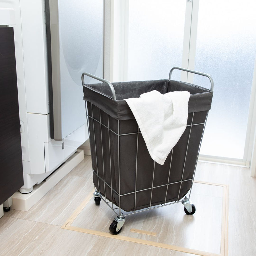ランドリーストレージ スクエア 45L ダークグレー