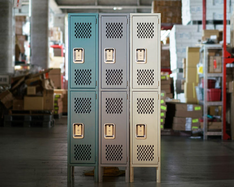 18" LYON RECESSED HANDLE LOCKER-2TIER 18インチ リセスハンドルロッカー2ティア