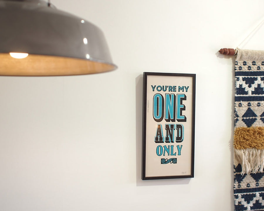 ONE AND ONLY POSTER ワンアンドオンリー ポスター