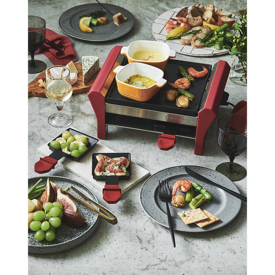 Raclette &amp; Fondue Maker Grand Melt Red