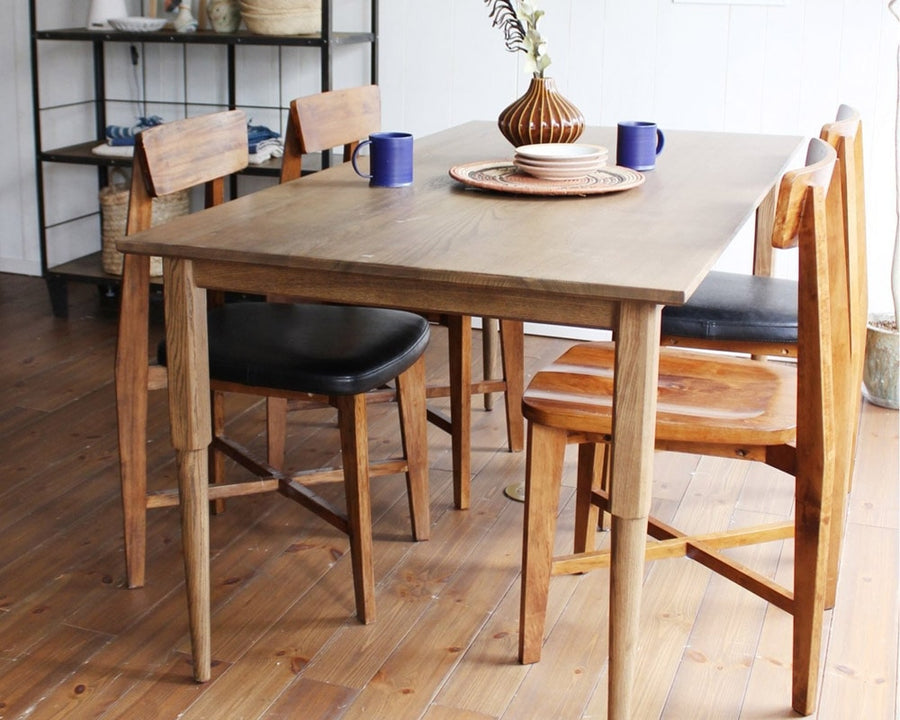 COLTON DINING TABLE ライトブラウン W155