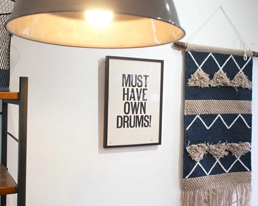 MUST HAVE OWN DRUMS POSTER マストハブオウン ポスター