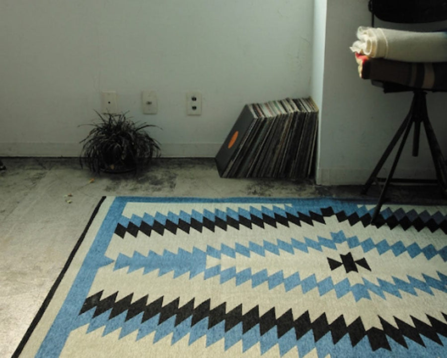 Native Rug Blue