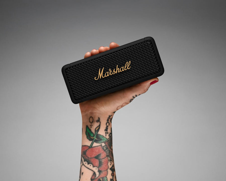 EmbertonⅡ Black and Brass Portable Speaker Emberton 2 Portable Speaker