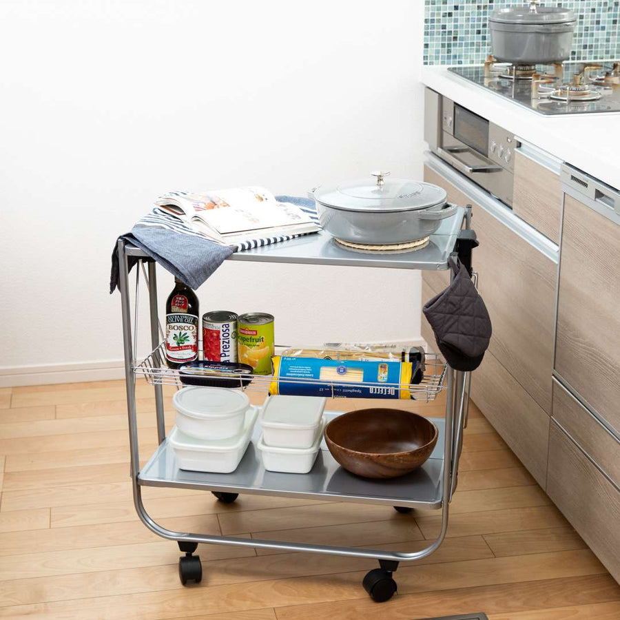 FOLDING TROLLEY SILVER シルバー