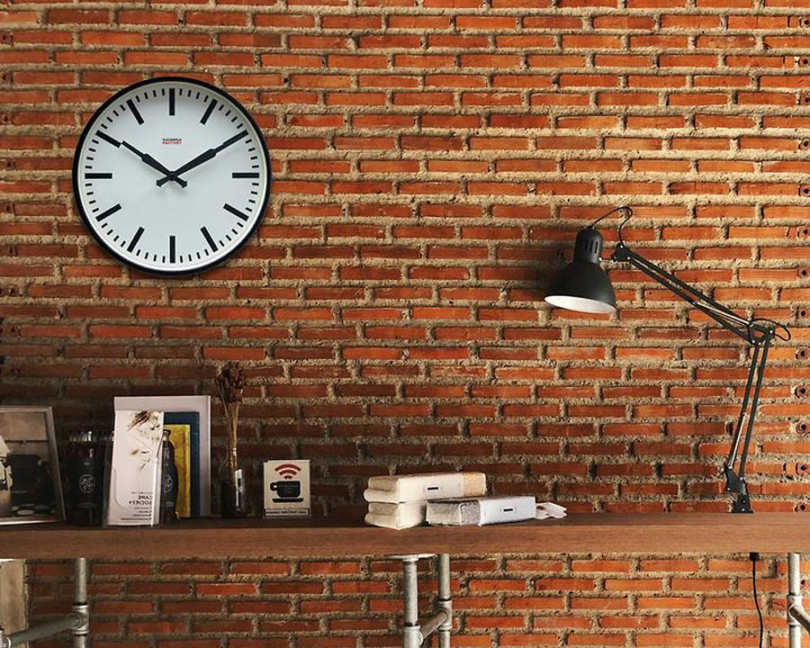 Factory Black Station Clock ファクトリーステーションクロック