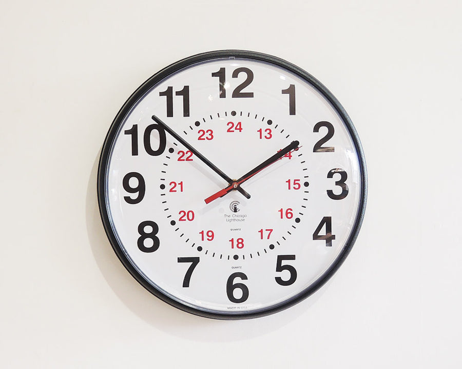 12.75" 12-Hour Wall Clock Commercial Wall Clock