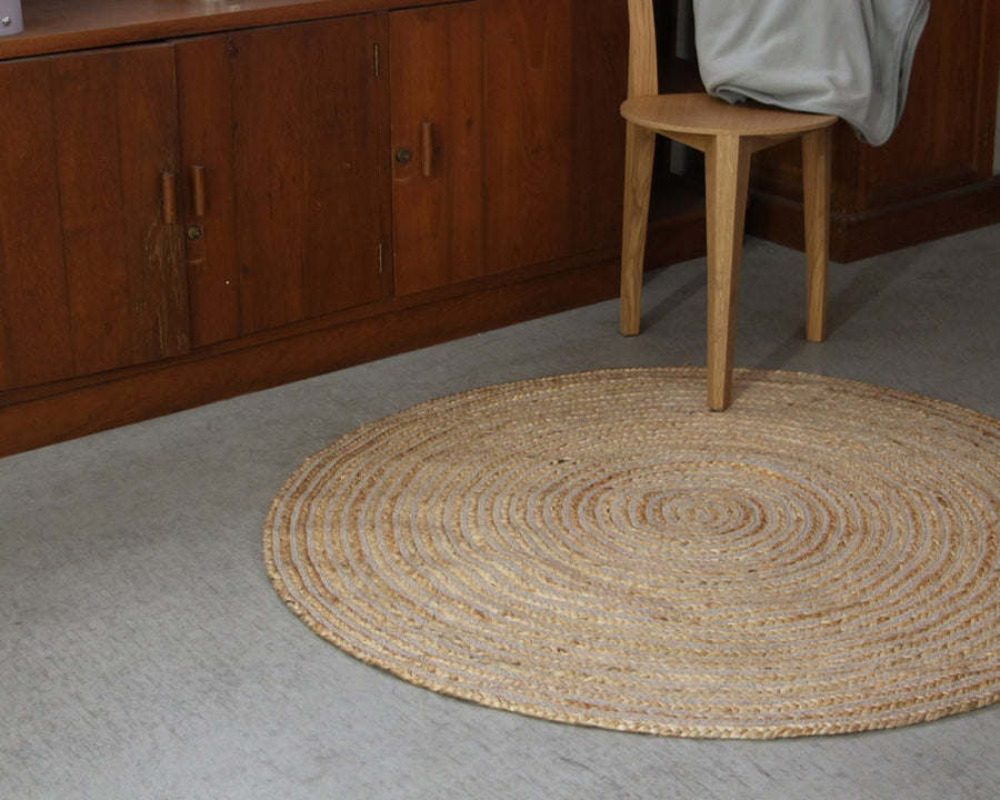 Jute & Cotton Round Rug ジュート&コットン ラウンド ラグ