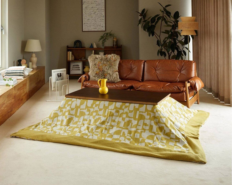 KOTATSU COVER GEO ABSTRACTION Kotatsu futon cover with geometric pattern