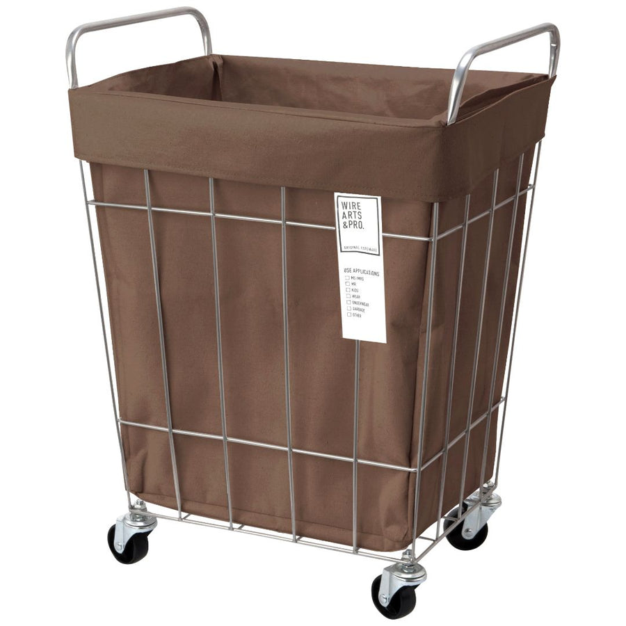 ランドリーストレージ スクエア 45Ｌ ブラウン