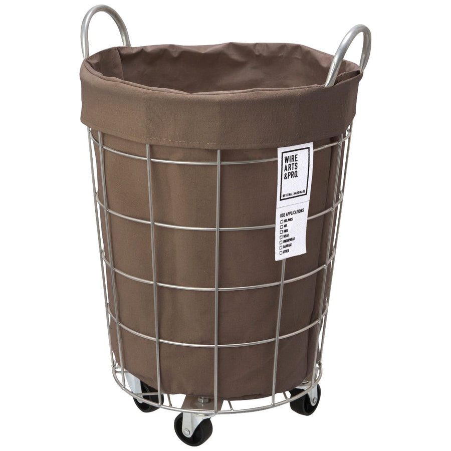 ランドリーストレージ ラウンド 33Ｌ ブラウン
