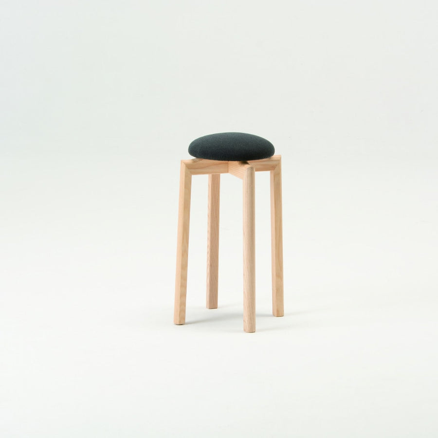 Mushroom Stool SS sh500 Charcoal Gray